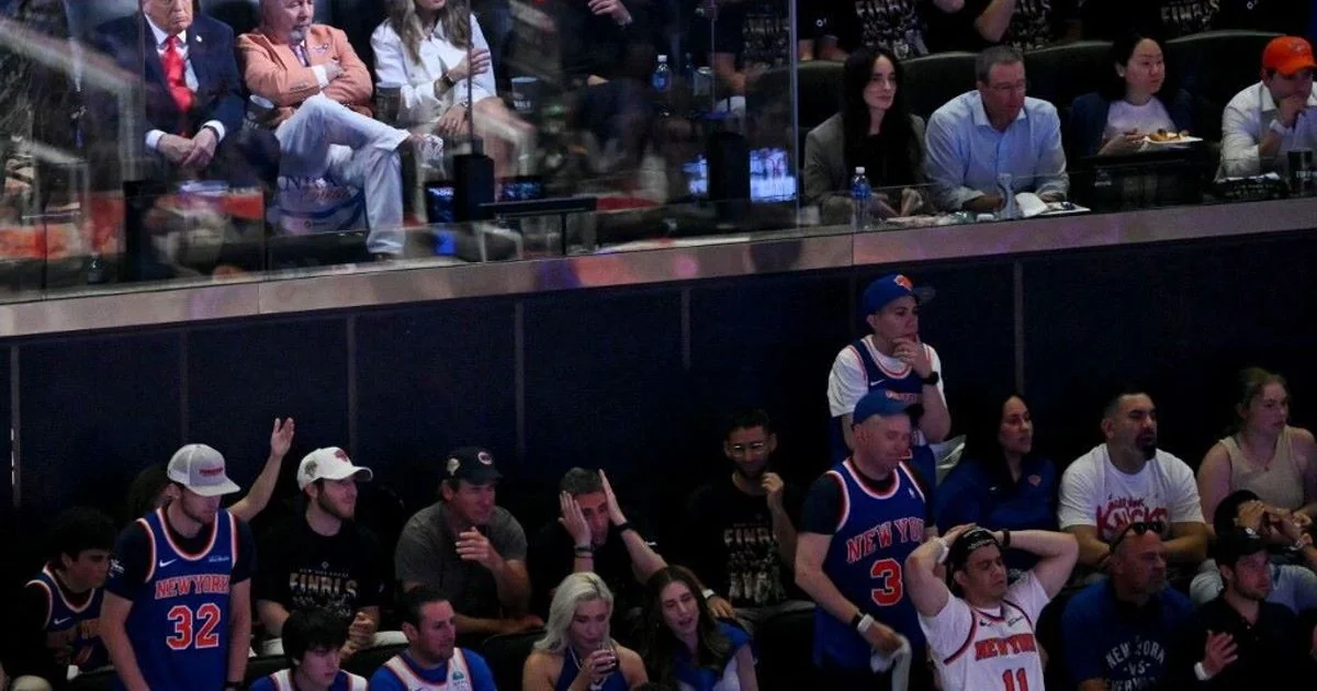 Trump é vaiado no Madison Square Garden durante Game 3 das Finals; Spurs vencem e reabrem série