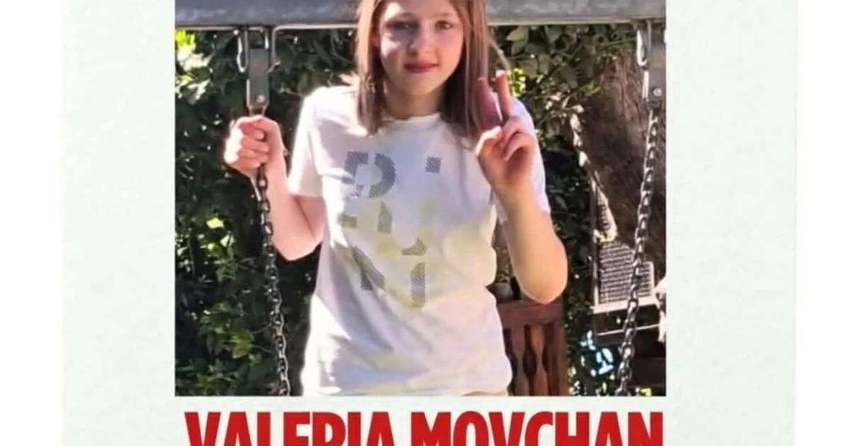 Valeria Movchan, 12 anos, é encontrada em Ceccano; está bem