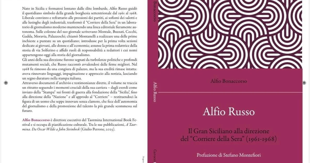 Alfio Russo, o 'Gran Siciliano' que modernizou o Corriere della Sera: o retrato de Bonaccorso