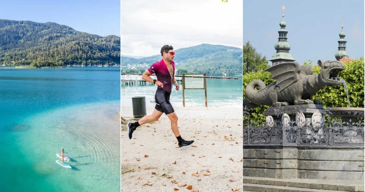 Caríntia além das Dolomitas: um fim de semana fresco entre lagos, spa e os 'uomini d’acciaio' do Ironman