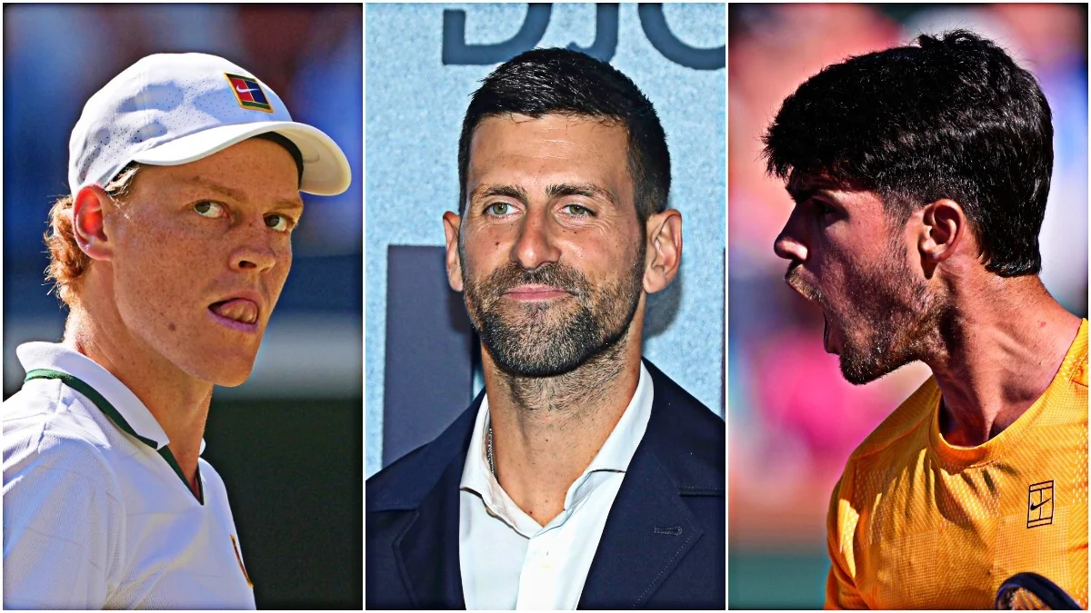 Djokovic: “Quero dar um chute no traseiro deles todo dia” — Sinner e Alcaraz são a nova motivação