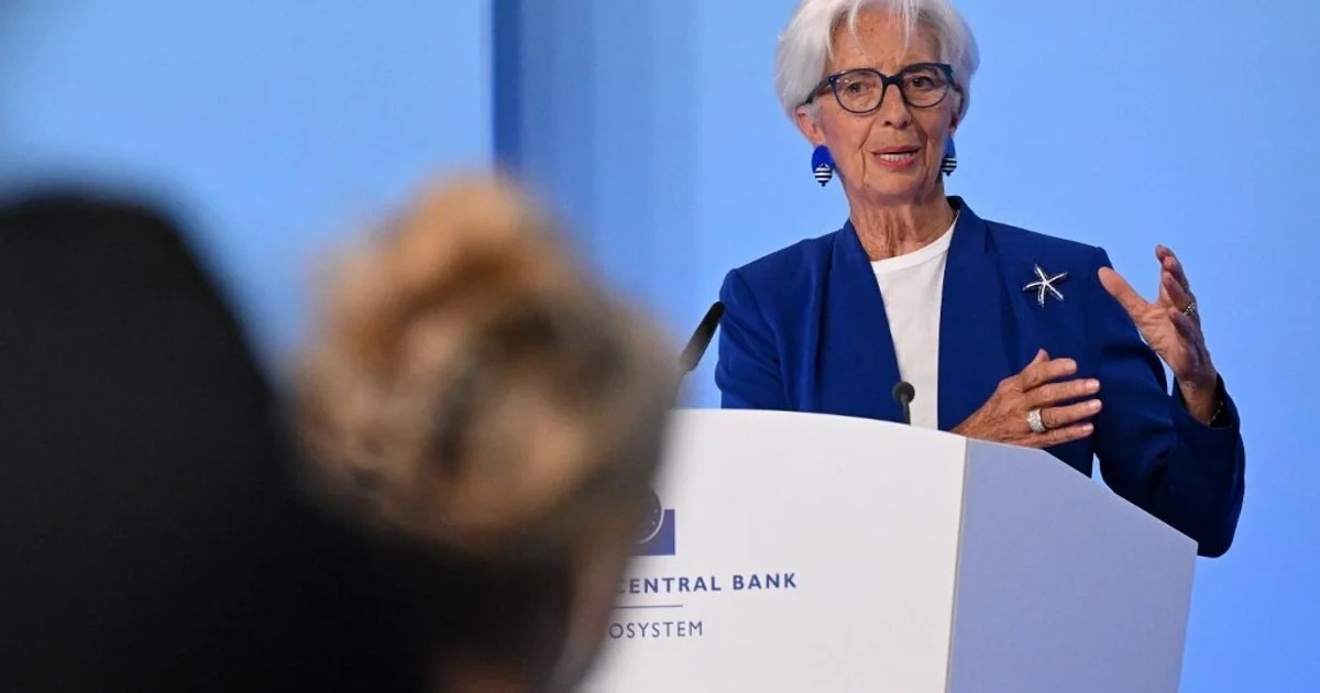 Lagarde: Economia da zona do euro está mais resiliente a choques, diz presidente da BCE