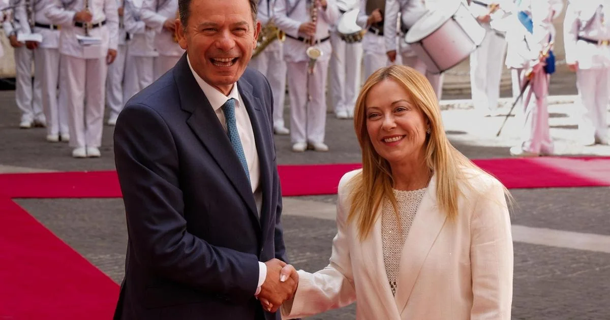 Meloni recebe o primeiro‑ministro de Portugal em Palazzo Chigi e assina acordo de 3 bilhões para fragatas
