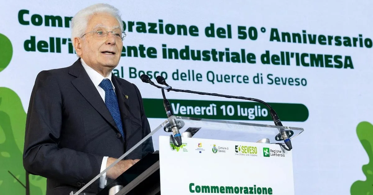 Seveso: Mattarella chama desastre de ponto de virada para a segurança ambiental na Europa