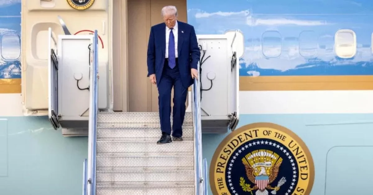Trump usa antigo Air Force One ao partir de Ancara por receio de ataques do Irã