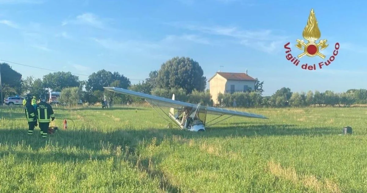 Ultraleve cai em Castiglion Fiorentino e piloto de 58 anos morre no local