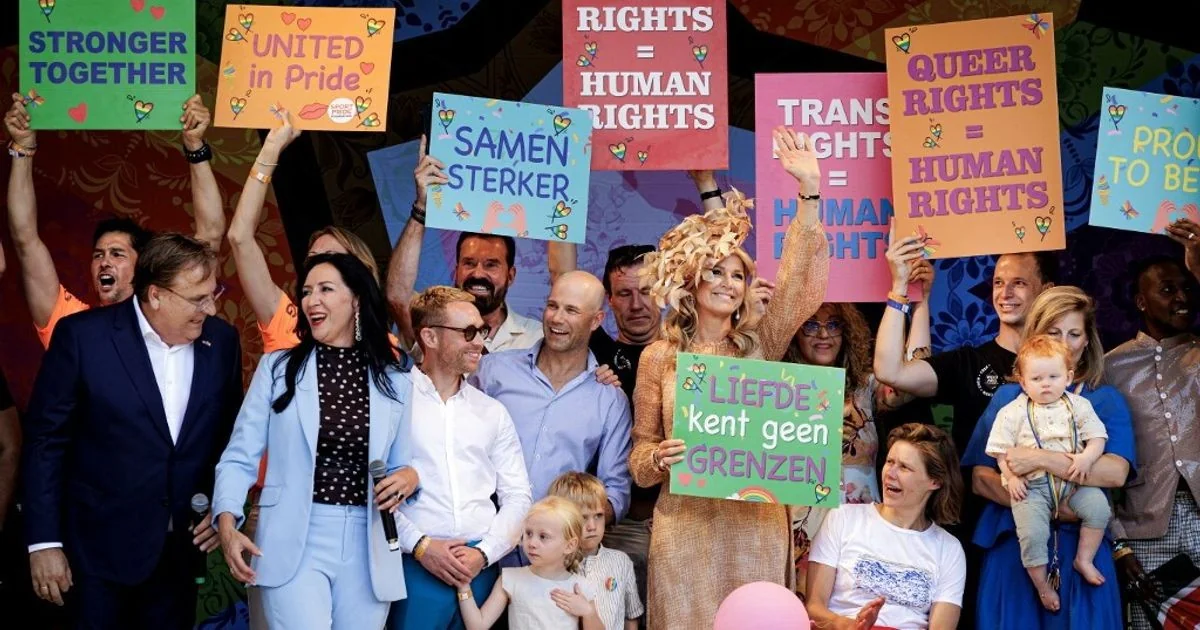 Rainha Máxima inaugura o WorldPride 2026 em Amsterdam em ato de apoio à comunidade LGBTQ