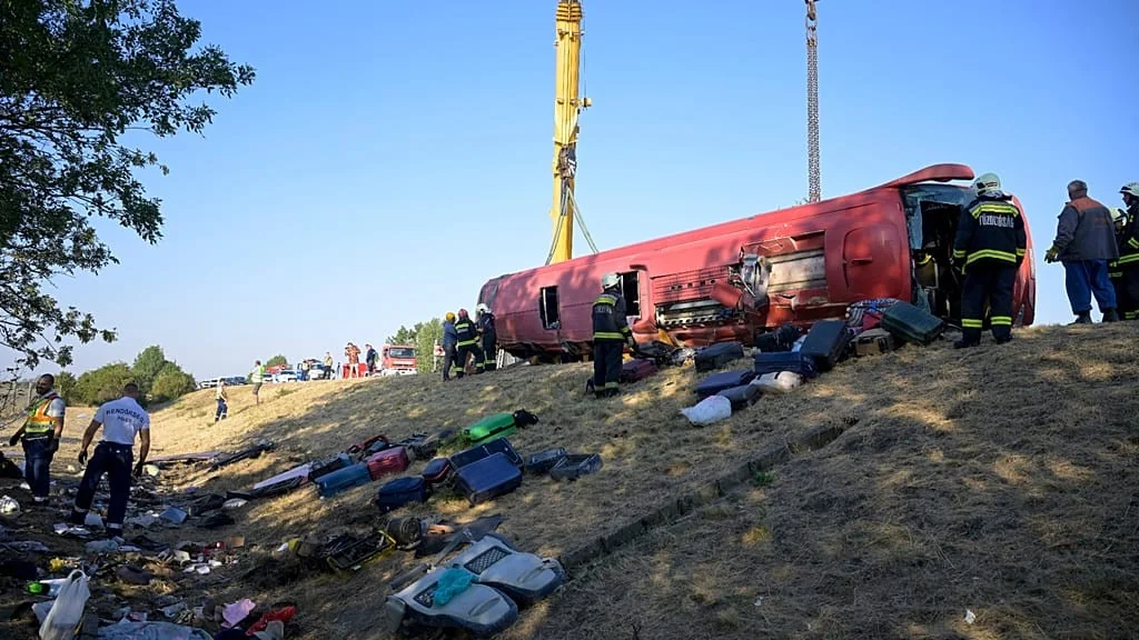 Tragédia com ônibus polonês na Hungria: Polônia envia avião especial para assistência