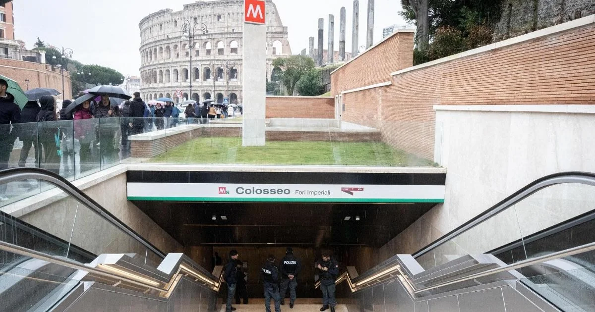 BBC exalta nova estação Colosseo da Metro C: um bilhete de €1,50 para a Antiga Roma