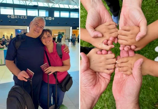 Benedetta Rossi e Marco Gentili oficializam adoção de duas meninas: 'O viagem chegou ao destino'