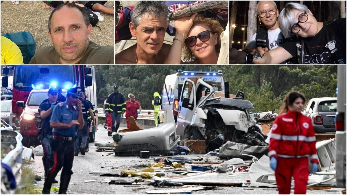 Colisão na Terni-Rieti: camper invade faixa do ônibus e deixa seis mortos; investigação e análise da caixa-preta em curso