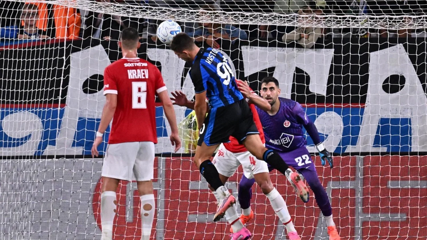 Conference League: Hapoel Tel Aviv x Atalanta — decisão em Tel Aviv após 0-0 na primeira mão