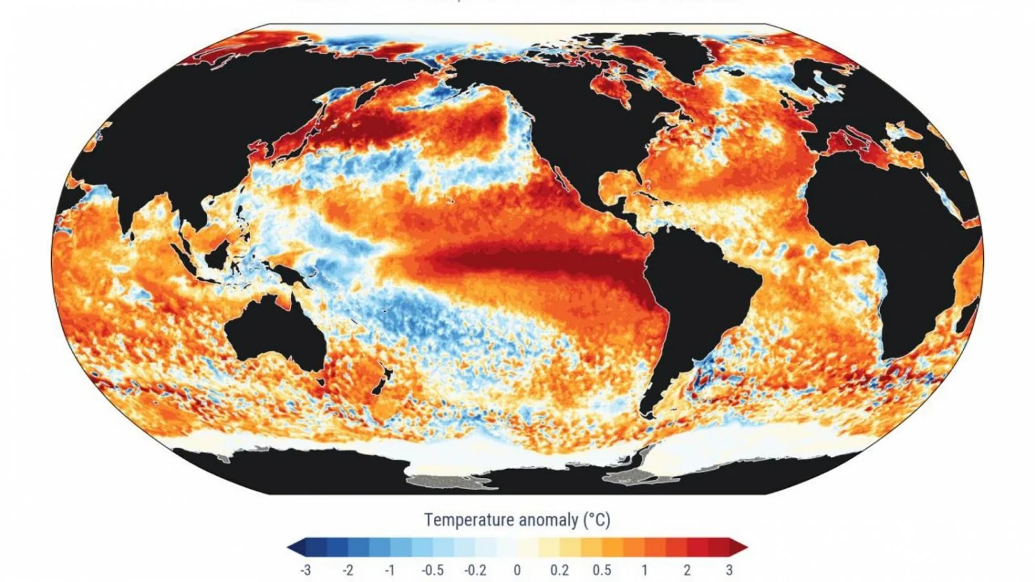 Copernicus confirma: temperatura média diária da superfície do mar atinge novo recorde em 2026