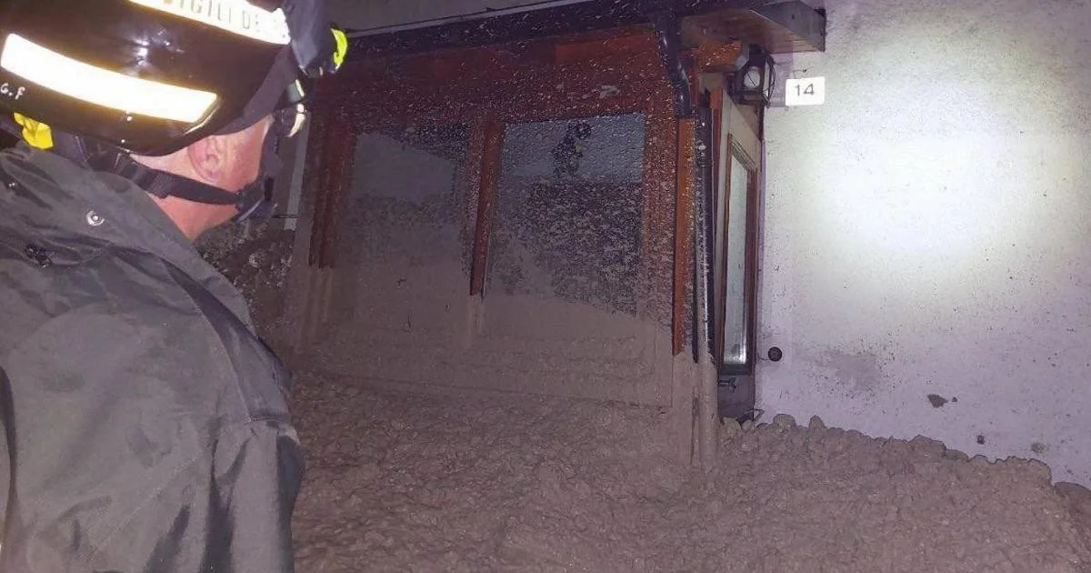 Deslizamento em Auronzo di Cadore deixa 35 pessoas evacuadas e água potável é proibida