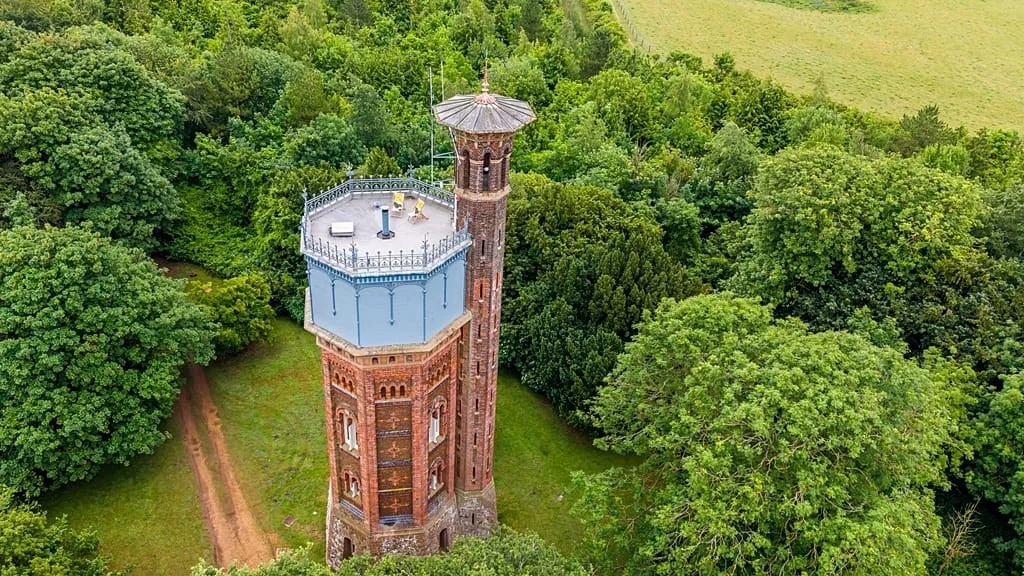 Escapadela romântica na histórica torre de água de Sandringham: refúgio com vista em Norfolk