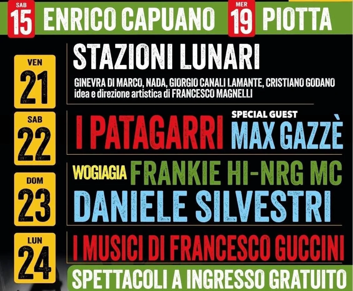 Etruria Eco Festival celebra 20 anos em Cerveteri com tributo a Francesco Guccini