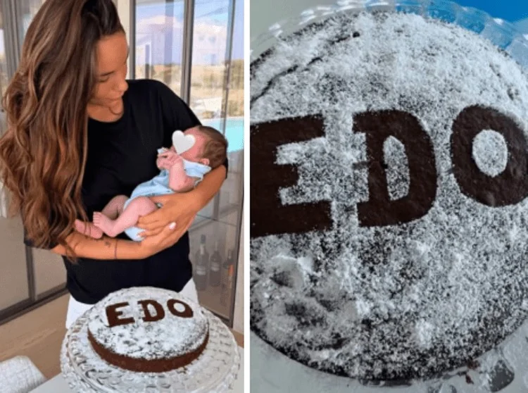 Fedez e Giulia Honegger celebram o primeiro mês de Edoardo com surpresa dos irmãos Leone e Vittoria