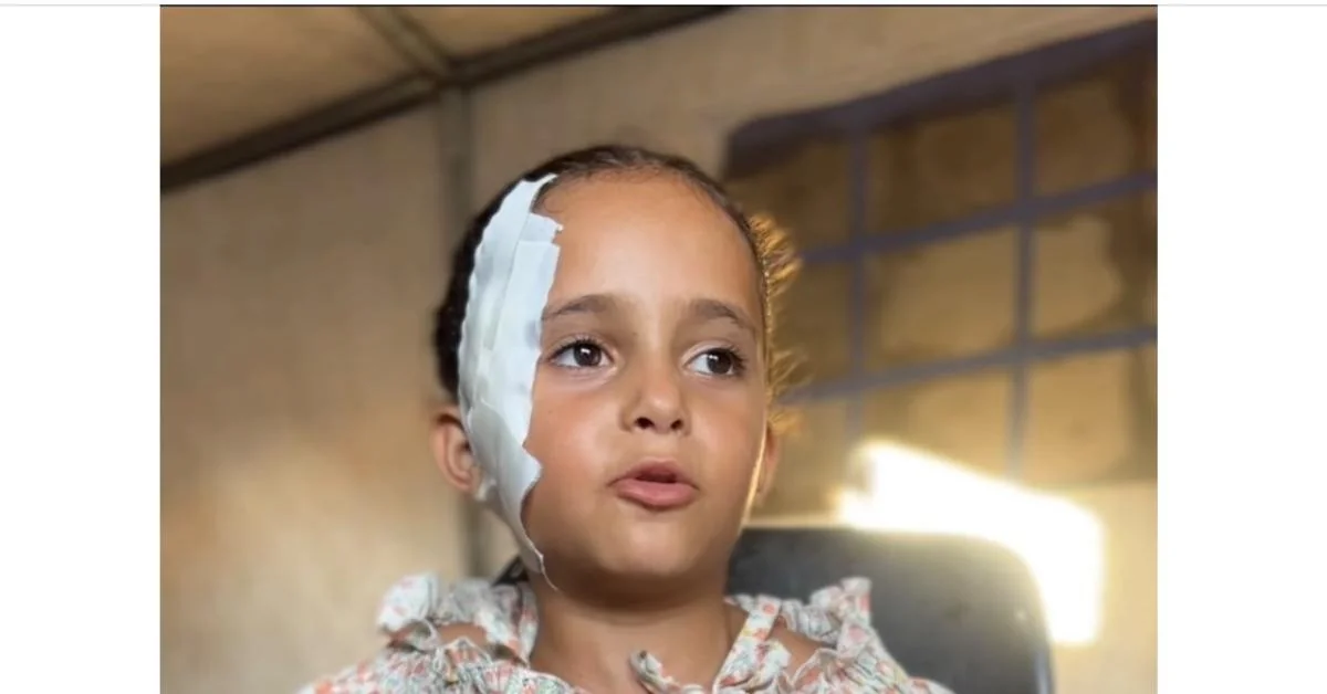 Gaza: Sham Al-Harazin, 5 anos, sobreviveu a cinco ataques aéreos e sonha tornar-se médica