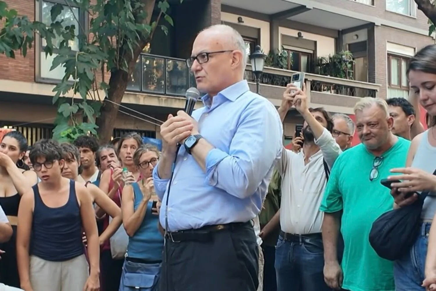 Gualtieri se reúne com ocupantes do Spin Time e promete: 'Não ficarão sozinhos'