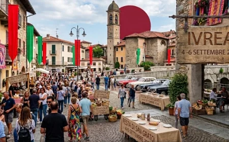 Festa di San Grato & San Gaudenzio Book Festival: Tradição, Gastronomia e Literatura Movimentam o Borghetto de Ivrea