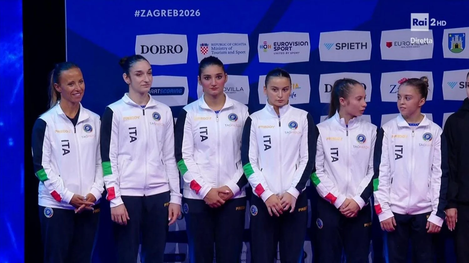 Itália conquista a prata por equipes nos Europeus de Ginástica Artística 2026 em Zagreb