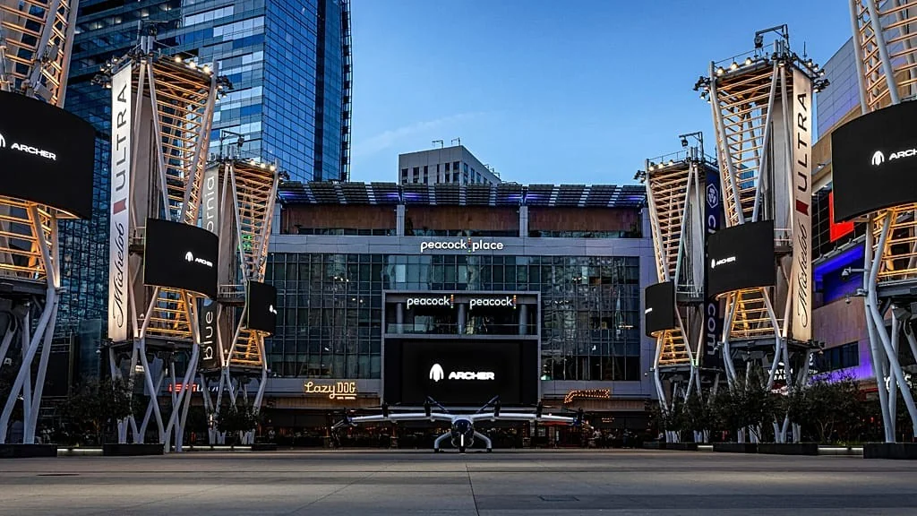 Los Angeles instala vertiporto de táxis aéreos elétricos rumo aos Jogos Olímpicos 2028