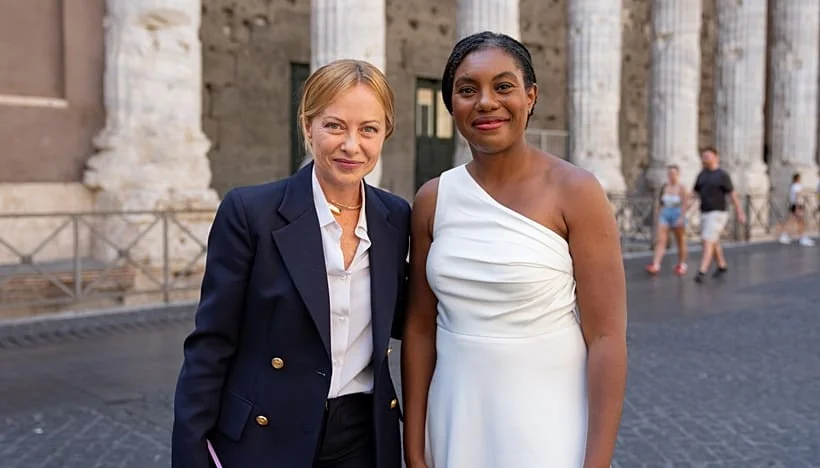 Meloni advertiu líder conservadora britânica a evitar aliança com Nigel Farage em encontro diplomático em Roma