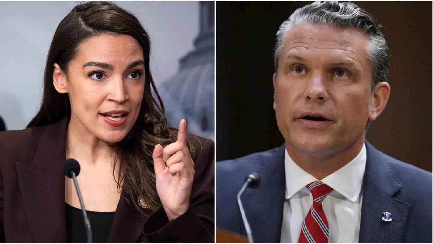 Ocasio-Cortez reorganiza equipe enquanto Hegseth avalia possível candidatura em 2028