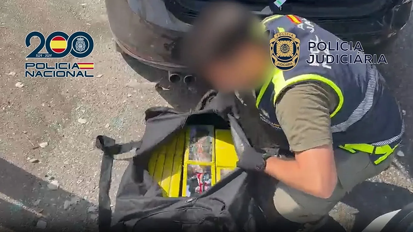 Polícia apreende mais de 3.300 kg de cocaína na Costa del Sol em operação ibérica