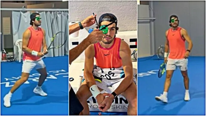 Por que Carlos Alcaraz treina com um cone no olho: o método científico por trás do Sport Vision Training