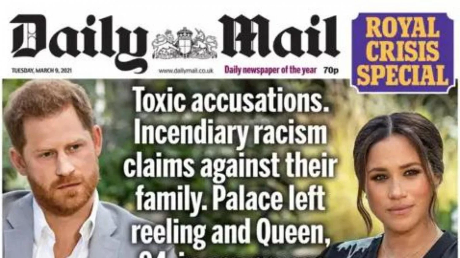 Príncipe Harry e seis celebridades condenados a pagar £9,5 milhões após derrota contra o Daily Mail