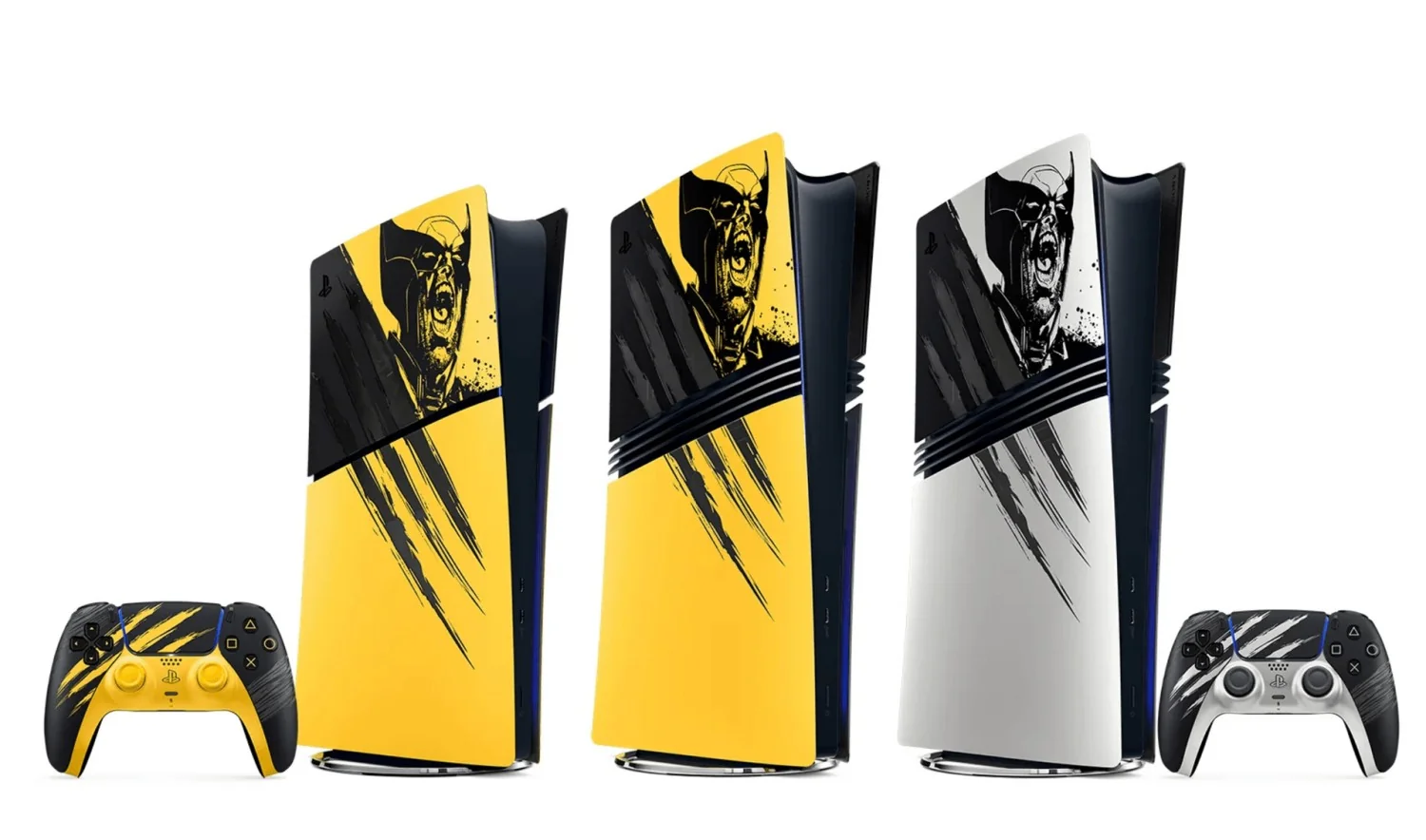 Sony lança PS5 em edição limitada inspirada em Wolverine: Battle Yellow e Adamantium chegam em setembro