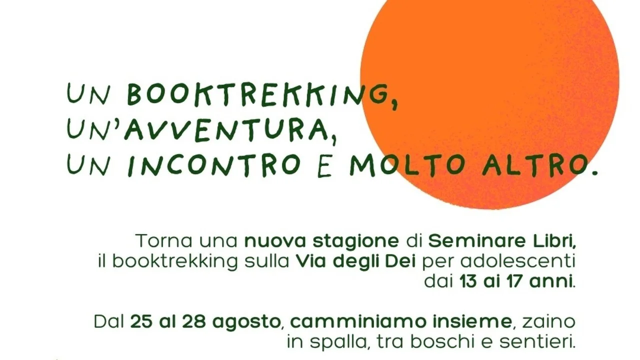 Seminare livros: booktrekking para 20 jovens na Via degli Dei rumo ao festival Storie in Cammino