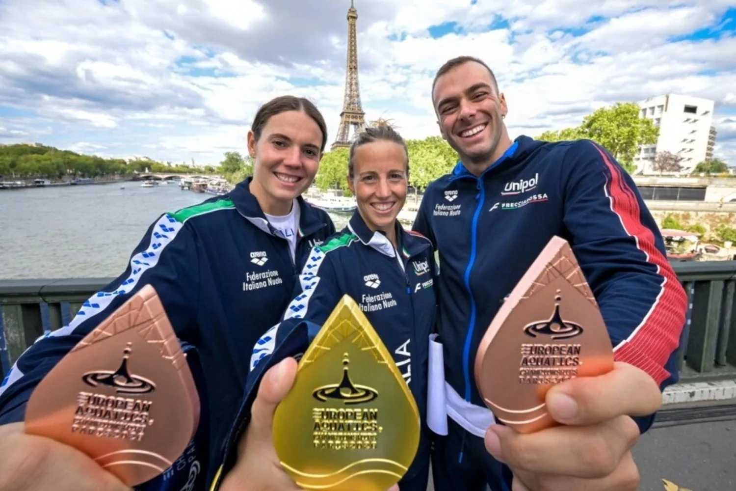 Ginevra Taddeucci reina na Sena: ouro nos 5 km; Paltrinieri conquista bronze em Paris