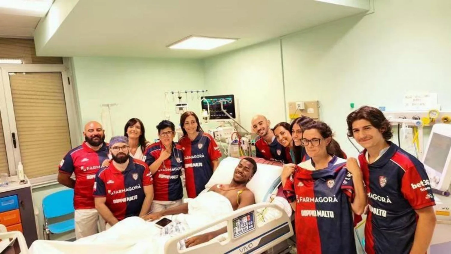 Trepy melhora e deixa a Terapia Intensiva; tratamento prossegue em Pneumologia em Sassari