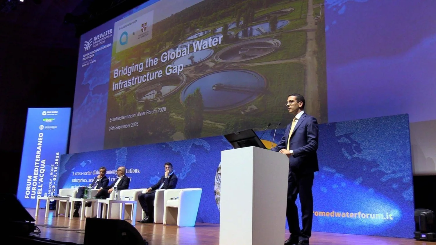 Água: Acea alerta gap de €1,2 trilhão na região euro-mediterrânea e 28 milhões de empregos em jogo