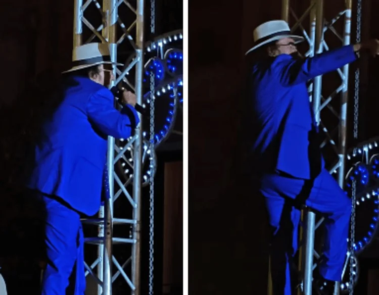 Al Bano, 83 anos: canta 'Felicità' e se sobe ao palco em Bagheria em gesto que vira símbolo