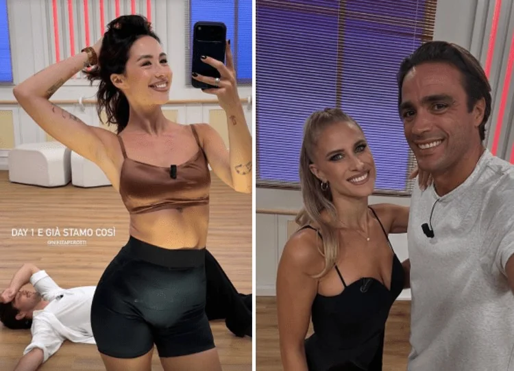 Ballando con le stelle: ensaios começam em Saxa Rubra — Perotti cai, Ramazzotti e Matri animam os bastidores