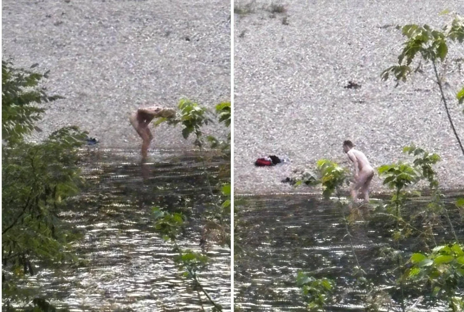 Banho sem roupas no rio Brenta em Campo San Martino: imagens provocam alerta sobre risco e desrespeito ao divieto