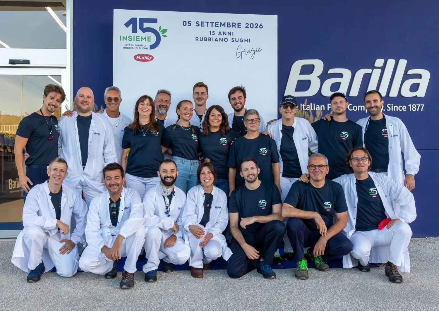 Barilla celebra 15 anos do complexo de Rubbiano Sughi com porteiras abertas às famílias