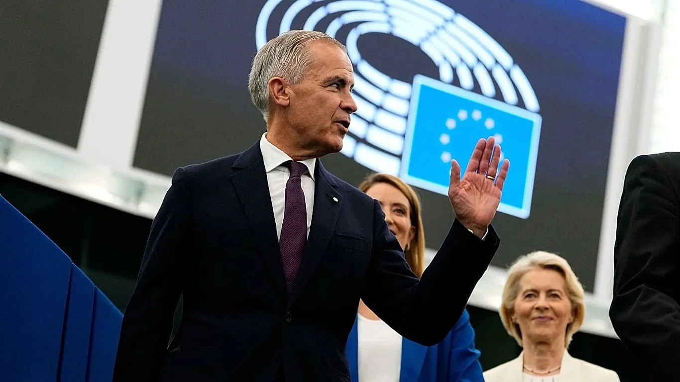 Carney elogia a aliança UE‑Canadá, mas define limites sobre adesão e soberania