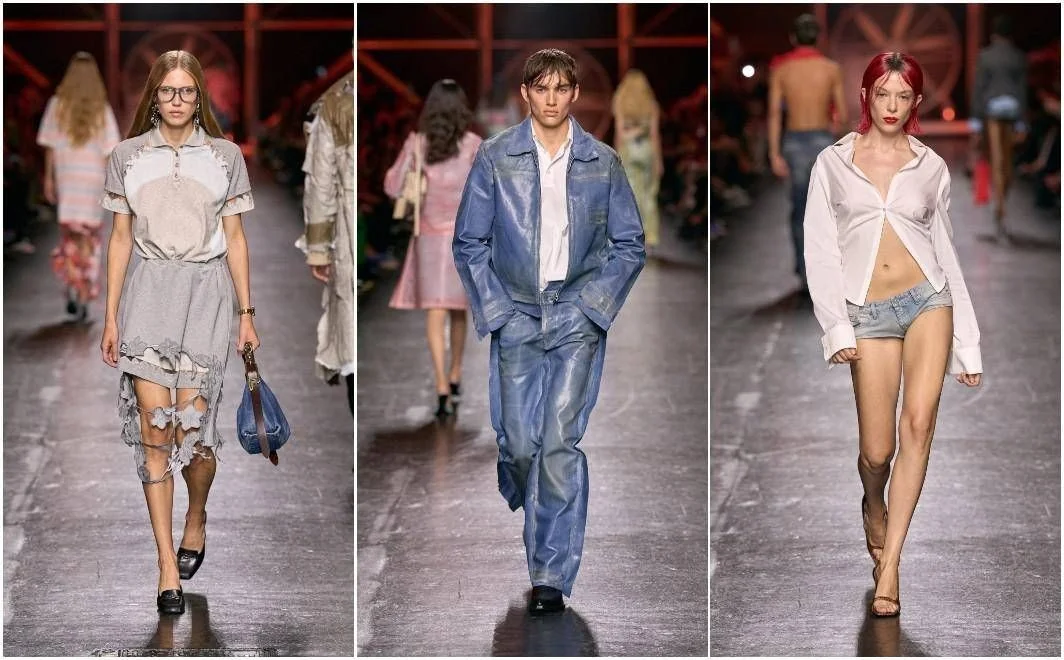 Diesel fecha capítulo de Glenn Martens com festa sensual, 200 bailarinos e o retorno do denim