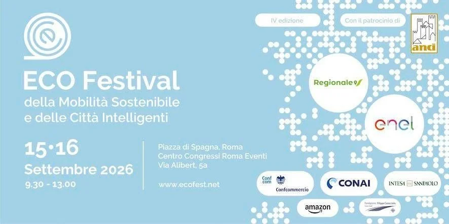 ECO Festival 2026: Mobilidade Sustentável e Cidades Inteligentes iluminam Roma