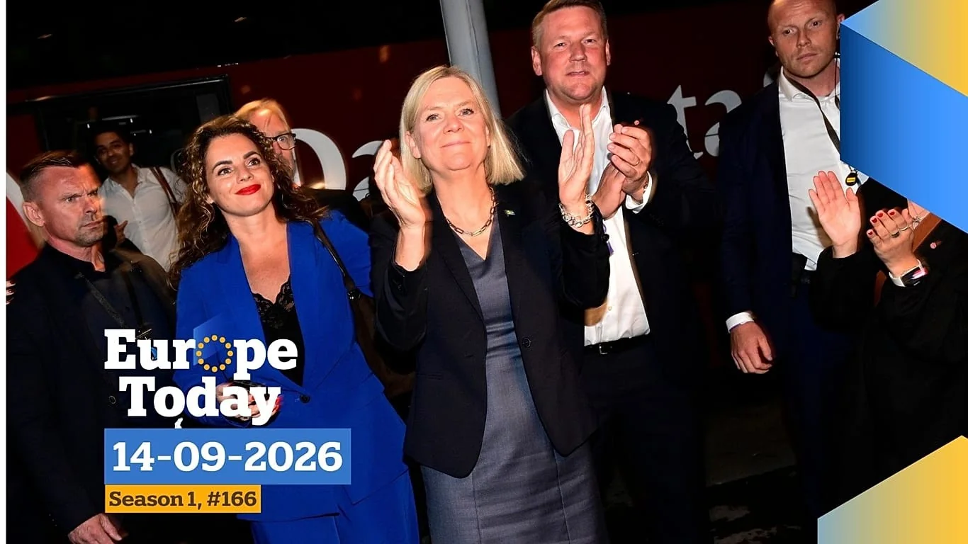 Europa Today: Suécia caminha para governo de centro‑esquerda enquanto Trump encerra visita a Dublin