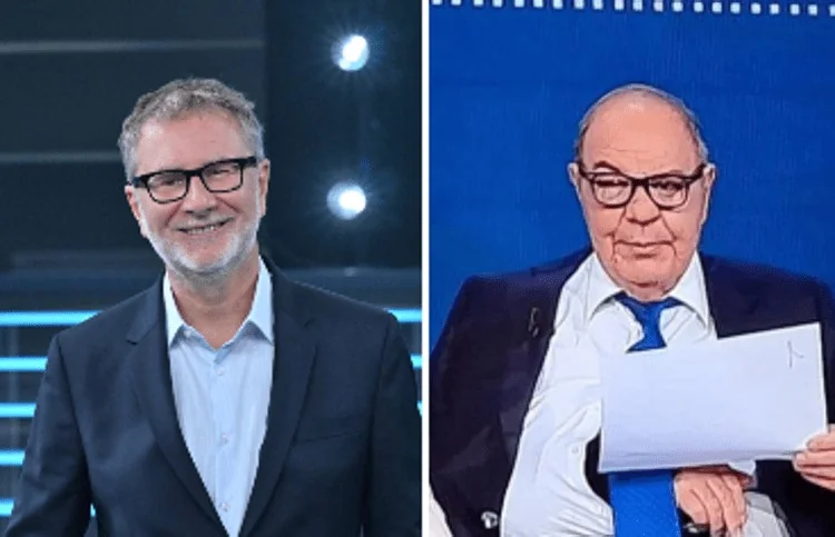 Fabio Fazio volta à Rai1 como jurado em Tale e Quale Show e provoca risos ao citar Bruno Vespa