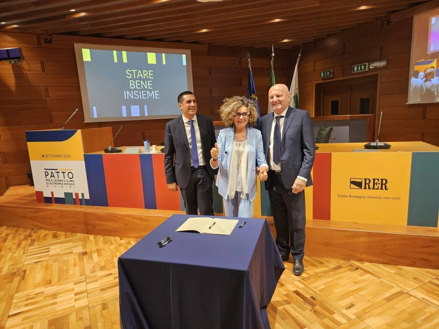 Federmanager e Manageritalia aderem ao Pacto pela economia social, trabalho e clima da Emilia-Romagna