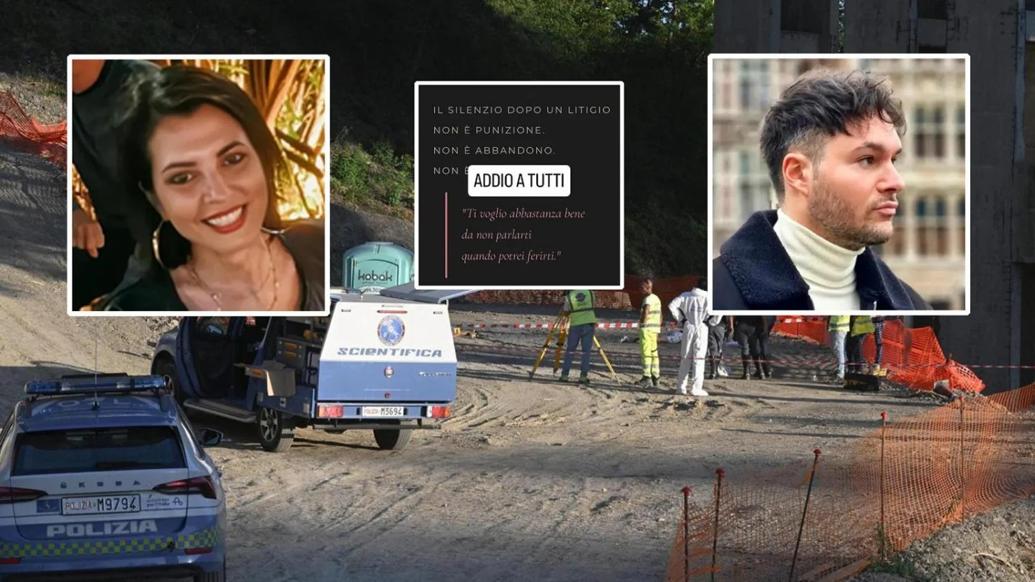 Feminicídio-suicídio na A1: 'Addio a tutti' no Instagram antes de corpos achados em Barberino del Mugello