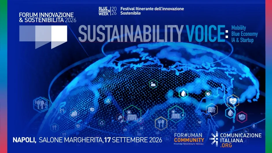 Forum Innovazione & Sostenibilità 2026 em Nápoles: agenda, participantes e a agenda da Blue Green Week