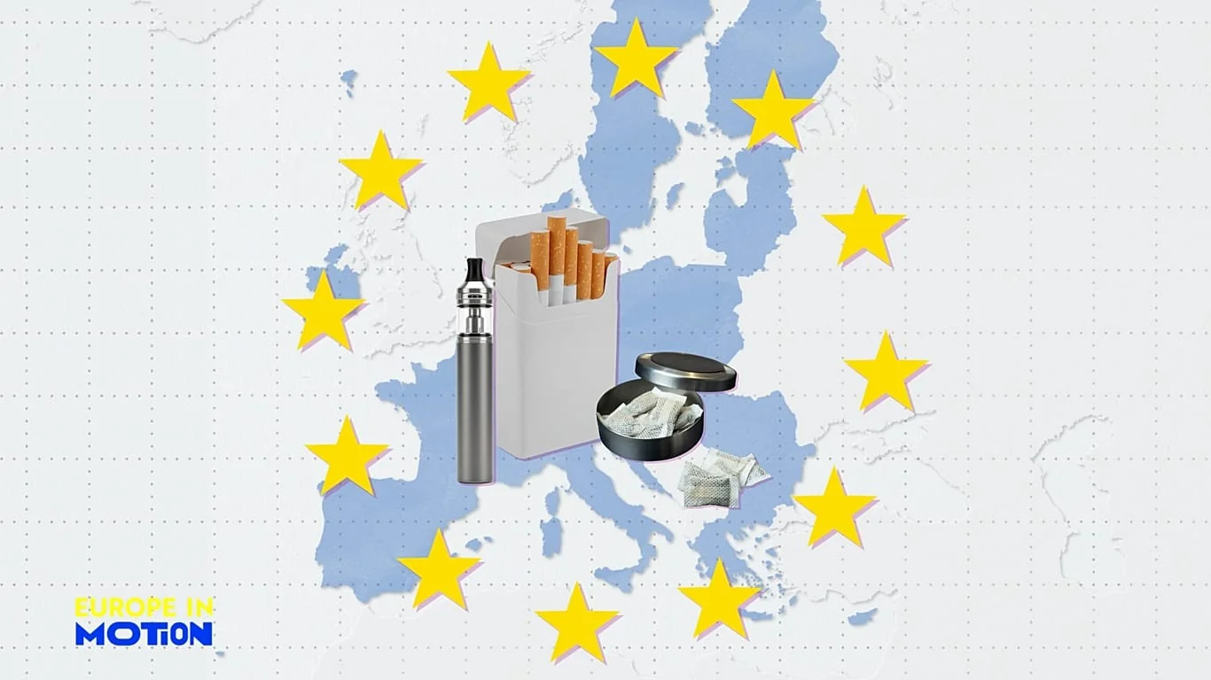 Fumo e vaporizadores na UE em 2025: queda geral, pontos críticos e metas até 2040