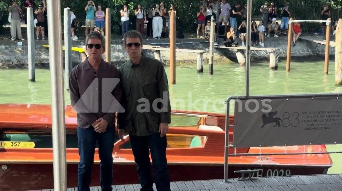 Gallagher surpreendem no Lido: chegada inesperada agita Mostra de Cinema de Veneza